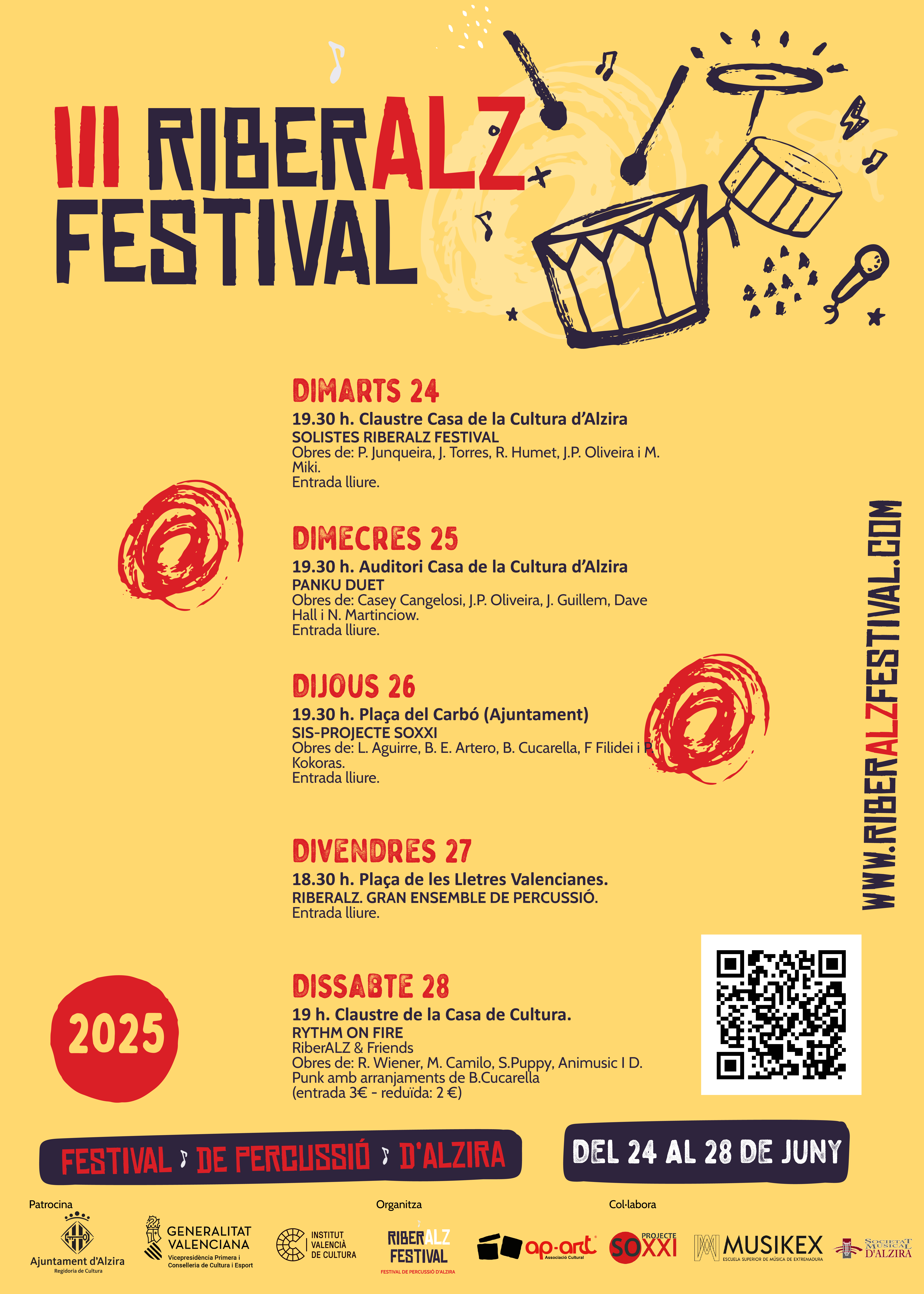 Alzira, Del 23 al 29 de juny de 2025